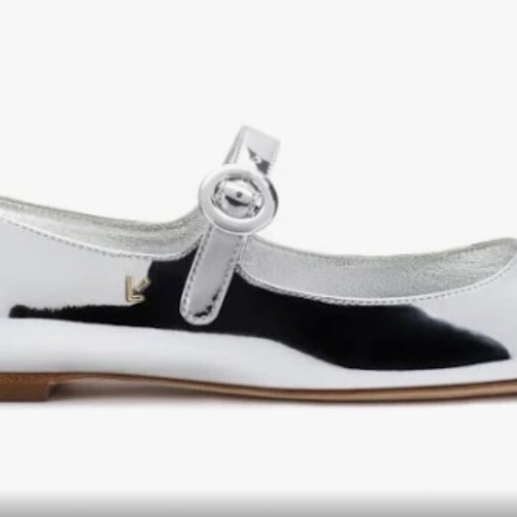 Larroude Patent Leather Mary Jane Flats - Size 8.5 - Picture 5 of 5